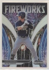 2021 Panini Prizm Draft Picks Fireworks Silver Prizm Luke Waddell #F-LW uk2