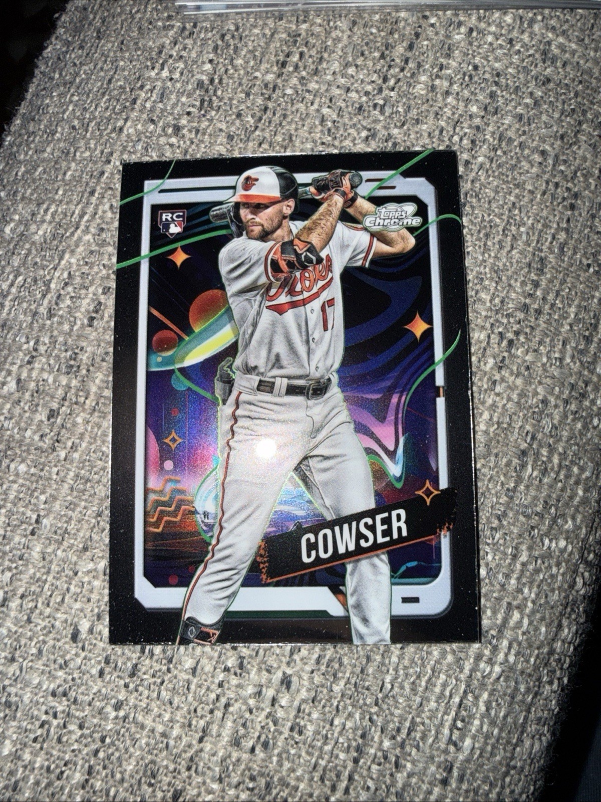 2024 Topps Cosmic Chrome COLTON COWSER Rookie Card Orioles RC #17