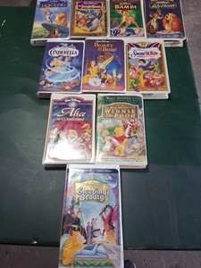 Lot Of Ten Disney Masterpiece Collection VHS Tapes