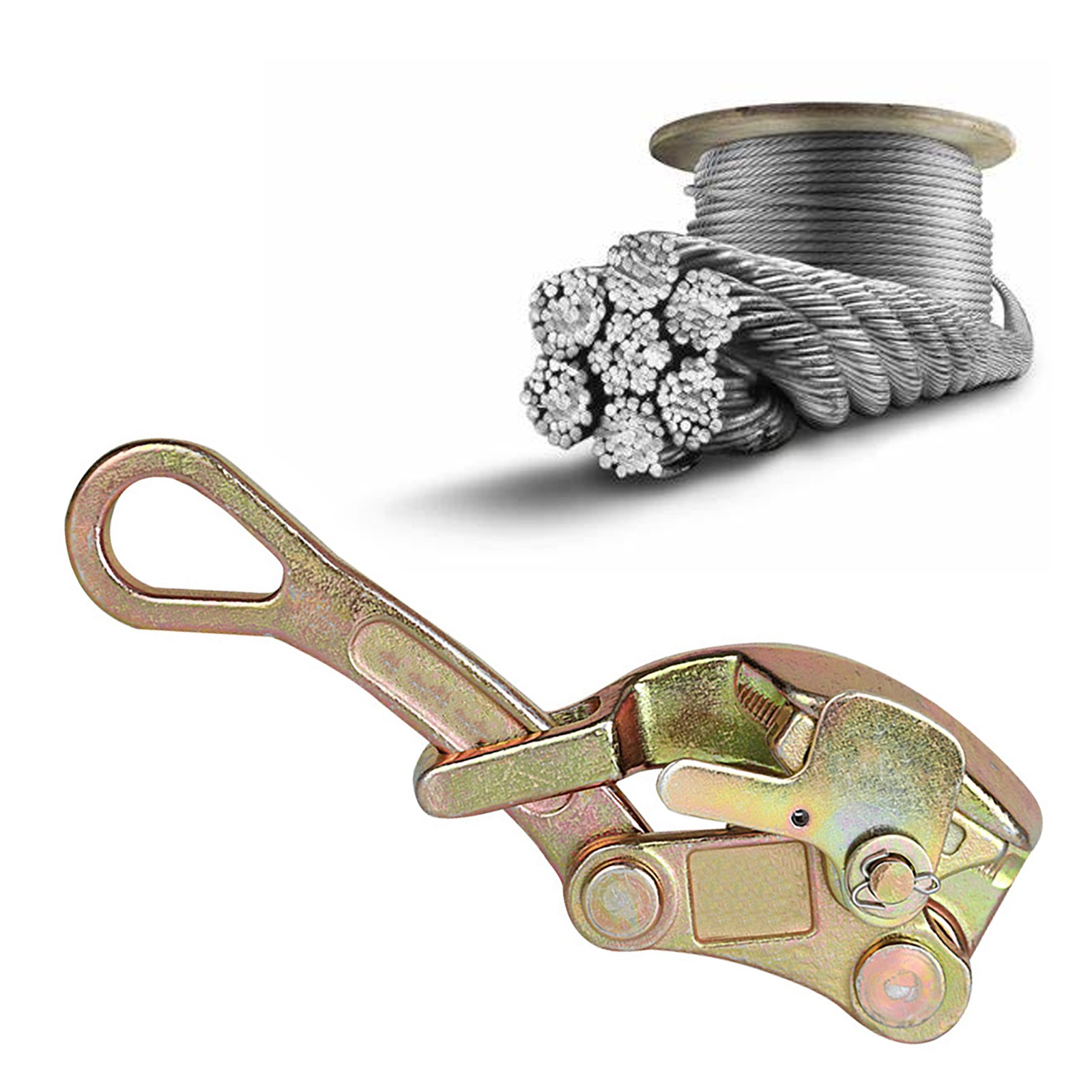 Steel Rope Jaw Puller 1T Wear Resistant High Hardness Cable Tensioner For