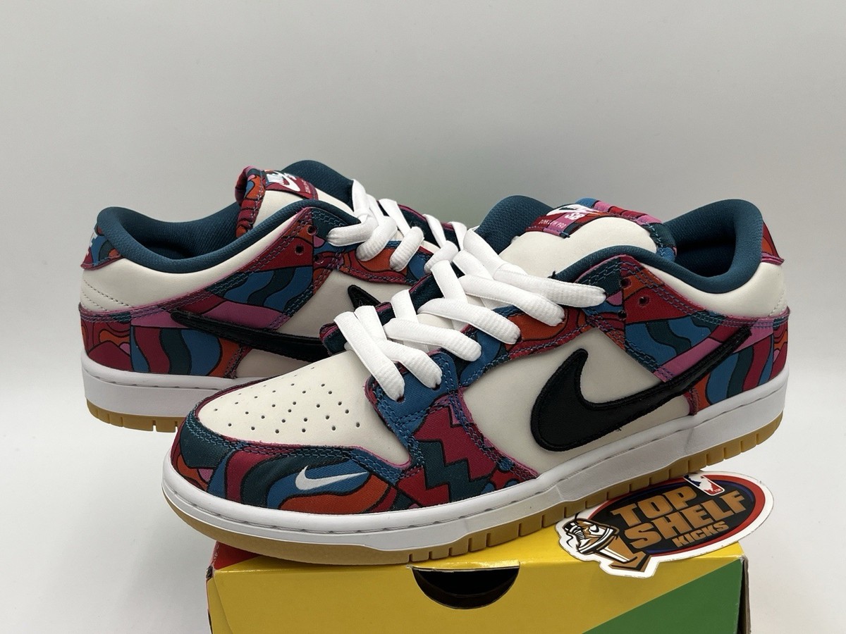 DS New Nike SB Dunk Low Parra Abstract Art 2021 Size 9 Authentic