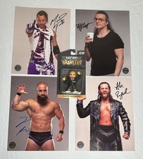 AEW Crate Lot Autographs Claudio Castagnoli M...