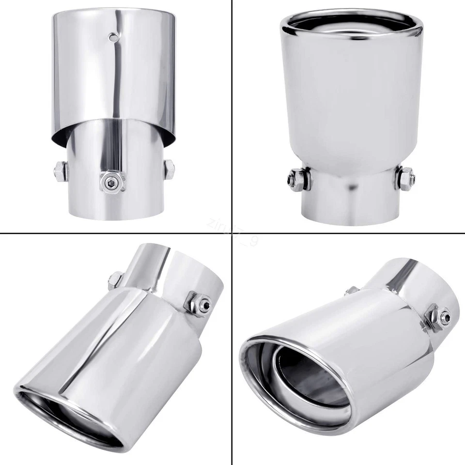 Stainless Steel 2PCS Exhaust Pipe Tip Muffler For 2001 Mazda MX-5 Miata Foto 4 de 4