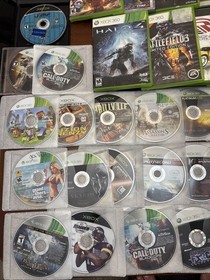 vintage Video Game Lot 80+ Microsoft xbox & xbox 360 Games Untested As Is