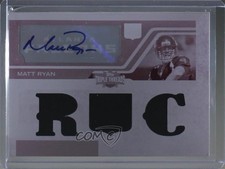 2008 Topps Triple Threads Framed Printing Plate Magenta 1/1 Matt Ryan Auto 1f1