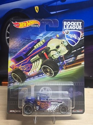 HOT WHEELS Premium ROCKET LEAGUE BONE SHAKER - Real Riders - Purple