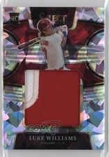 2022 Select Rookie Jumbo Swatch Cracked Ice Prizm 17/25 Luke Williams 12ty