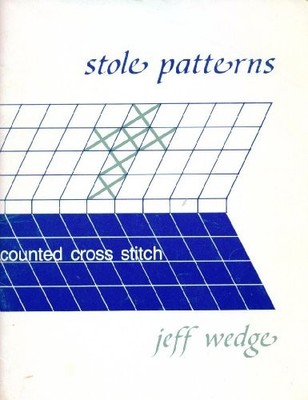 STOLE PATTERNS COUNTED CROSS STITCH By Jeff Wedge *Excellent Condition*