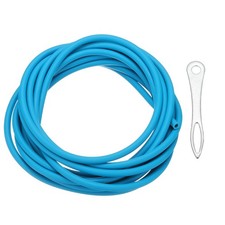 Latex Rubber Tubing, 3/16" 4mm ID 9/32" 7mm OD, Blue 4070