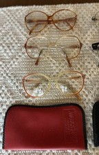 Lot of Vintage Eyeglasses 13 Pair And 3 Cases