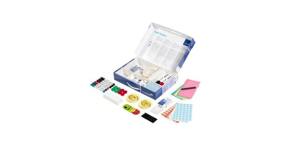 Legamaster Moderationsbox Agile Toolbox 39 x 27 x 67 x x Karton blau 42890₽