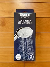 GROHE Euphoria 110 Massage Hand Shower with 3 Sprays 26513000, Never opened 