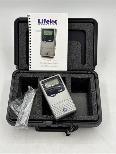 LIFELOC FC10 Professional Breathalyzer DIGITAL DUI BAC ALCOHOL PBT TESTER Read