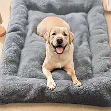 Extra Large Plush Dog Bed Sofa Thick Soft Pet Mat Washable Crate Bed for Dogs