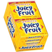 Wrigleys Juicy Fruit Gum 10pk 15 ea - 4 BOXES