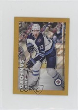 2022-23 Topps Chrome NHL Sticker Collection Gold Refractor /50 Zach Sanford 8m5