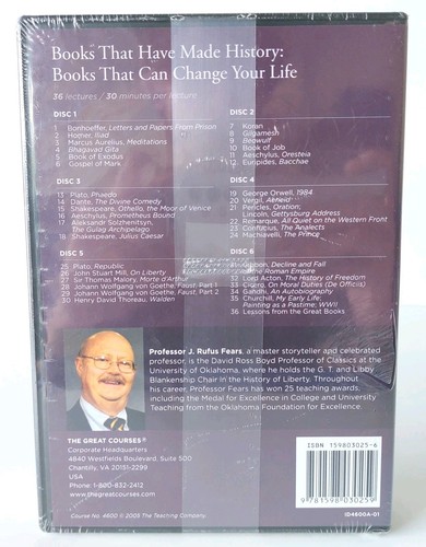 NEW - The Great Courses Books That Have Made History That Can Change Your Life - Foto 6 di 7