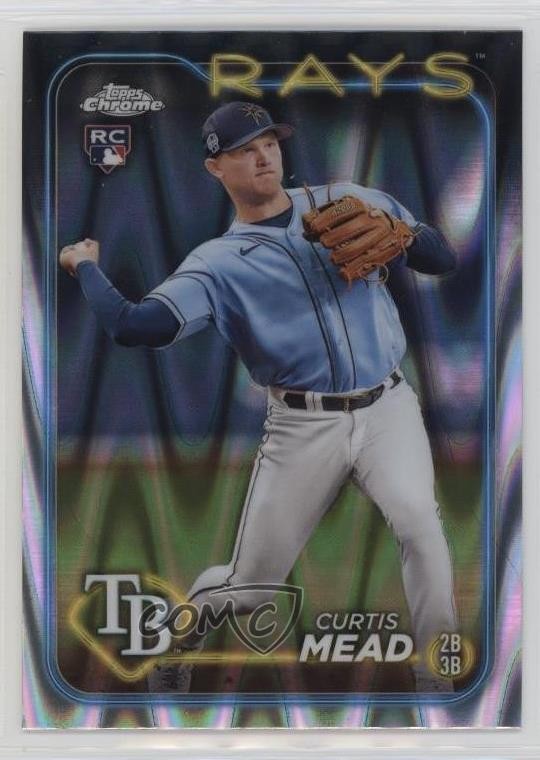 2024 Topps Chrome RayWave Refractor Curtis Mead #209 19yg