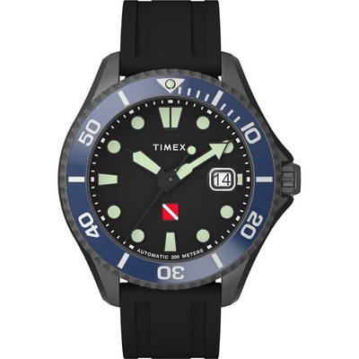 Timex Herrenuhr DEEP WATER TIBURON AUTOMATIC schwarz [Ø 44 mm]