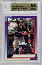 2025 Topps Series 1 Carlos Correa 1990 NNOF 35th Anniversary No Name /35 BGS 9.5