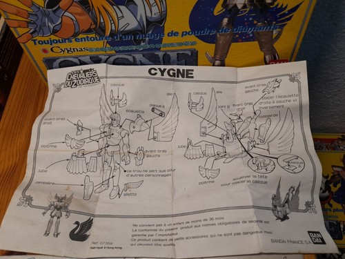Saint Seiya Vintage Fr Caballero Del Cisne Cygnus Hyoga V1 1987 - Imagen 11 de 11