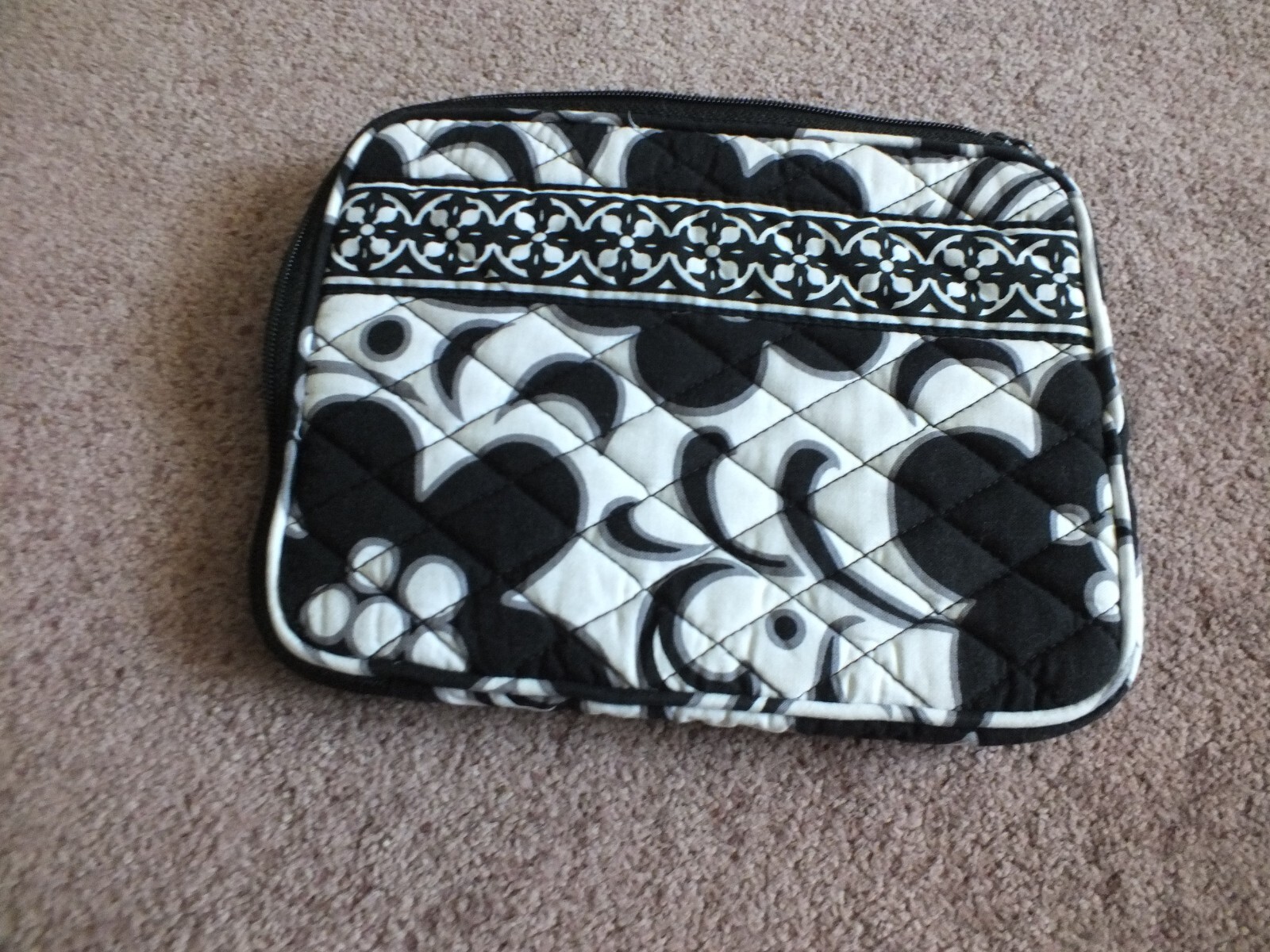 Vera Bradley E Reader Case Tablet Case Black Whit… - image 1