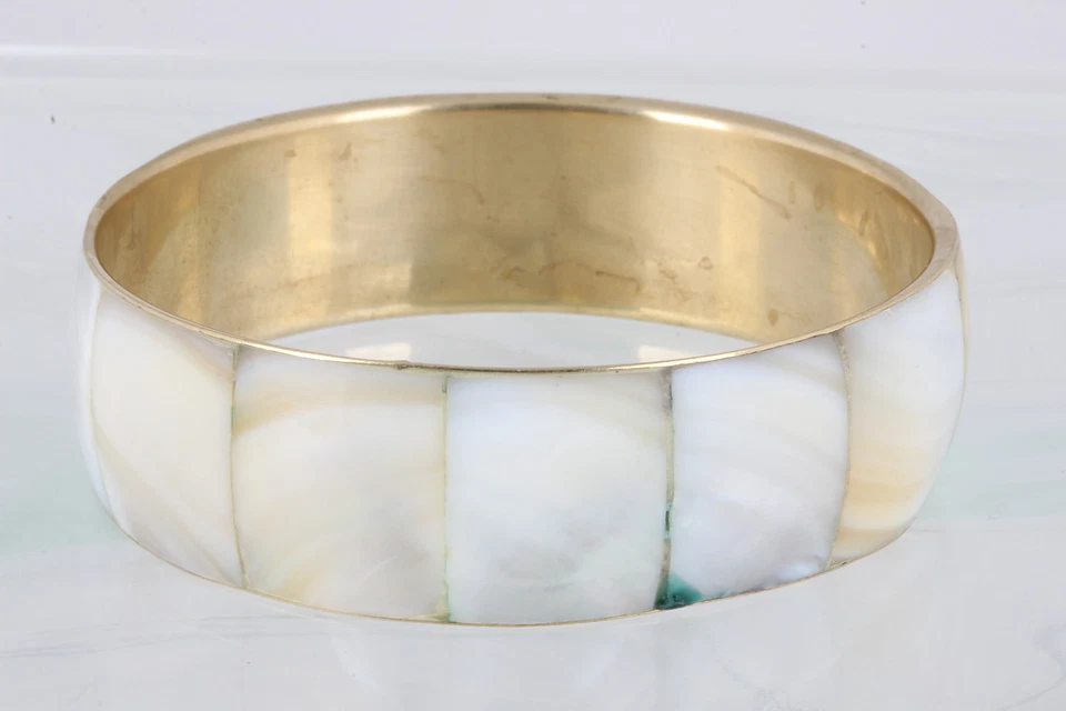 服装珍珠之母手镯时尚 0184B — 第 2/2 张图片