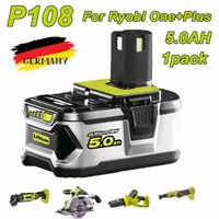 1X 5.0Ah 18V Lithium Akku FüR Ryobi One Plus RB18L50 P108 P104 P107 De