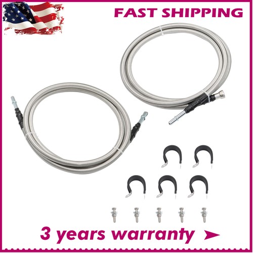 Fine Lines Fuel Lines For 2001-10 GMC Sierra 2500HD Diesel – Stainless Steel, QFF0005SS