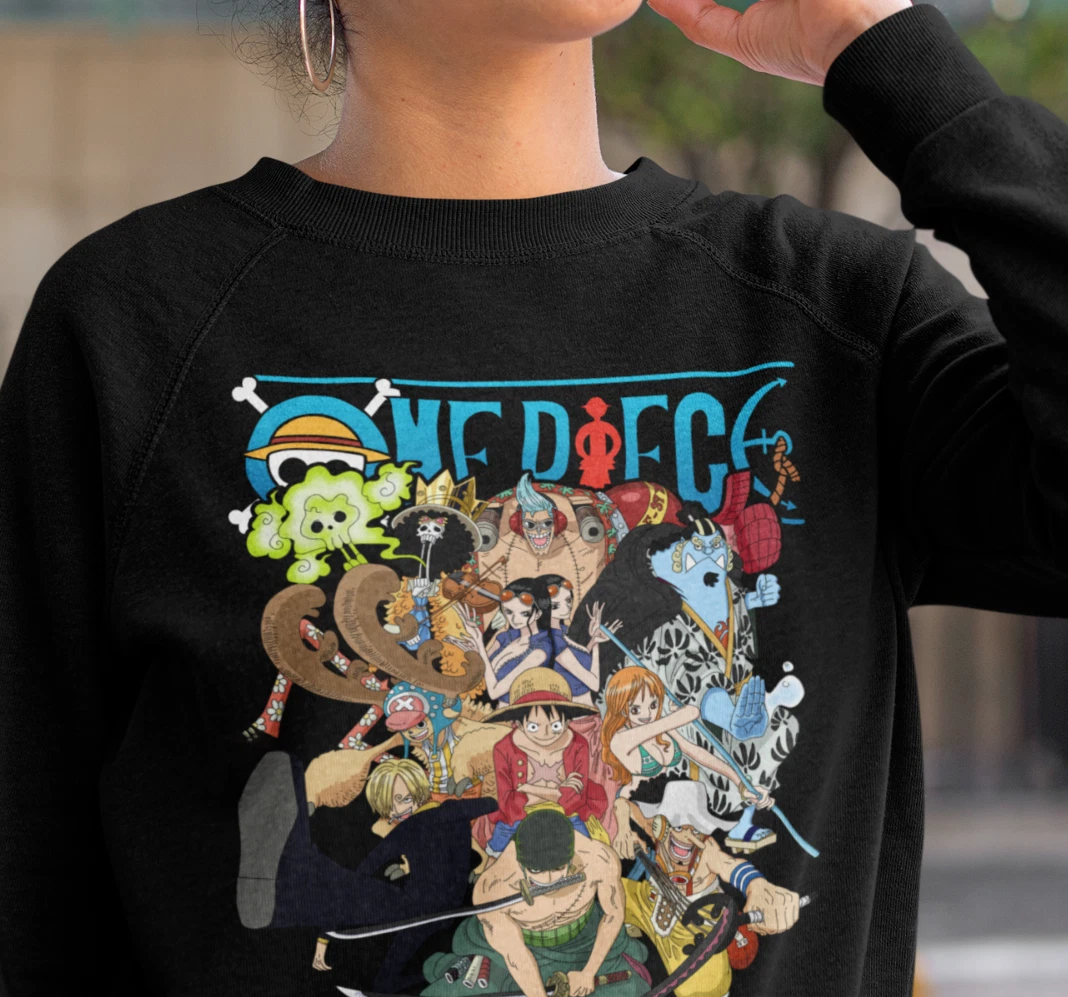 One Piece Monkey D Luffy Sweatshirt Nami Sweater Boa Hancock Roronoa Zoro Sweat