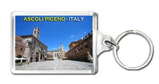 Ascoli Piceno Italy Keyring, Souvenir Keychain