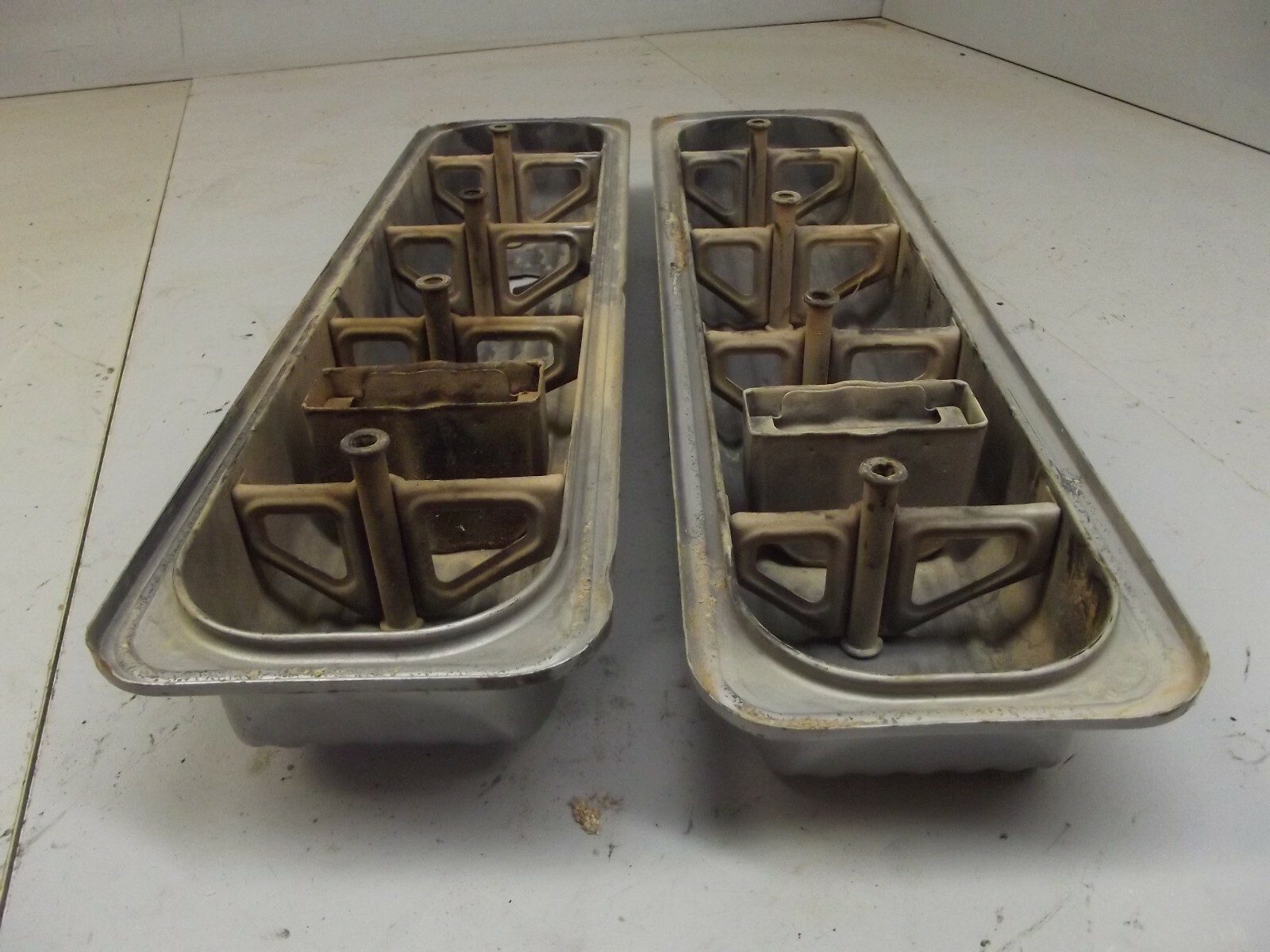 SBC VORTECH VALVE COVERS Finned Original Chevy Small Block Engine eBay