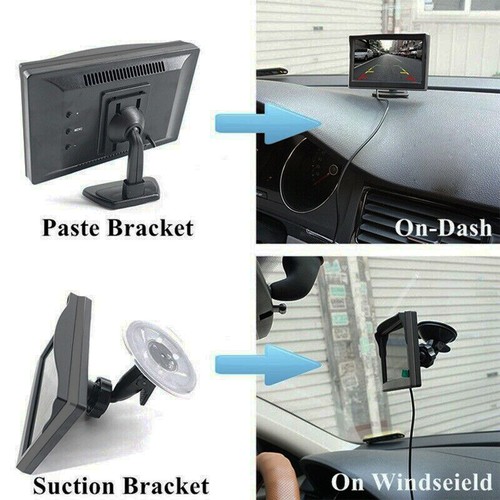 License Plate IR Night Reversing Backup Camera +Wireless 5" Color LCD Monitor - Picture 13 of 24