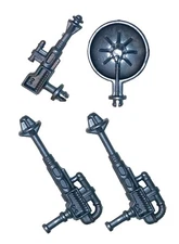 PRESALE Masters Vintage Compatible Repro Guns and Radar Set for Fright Fighter