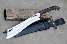 Hand Forged Carbon Steel Machete Full Tang For Hunting Hiking & Camping