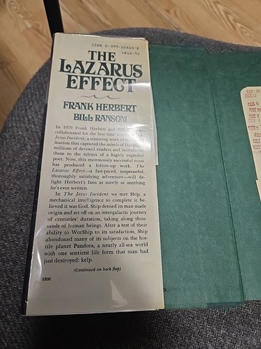 The Lazarus Effect by Frank Herbert and Bill Ransom - 1983 First Edition HC - Picture 6 of 22