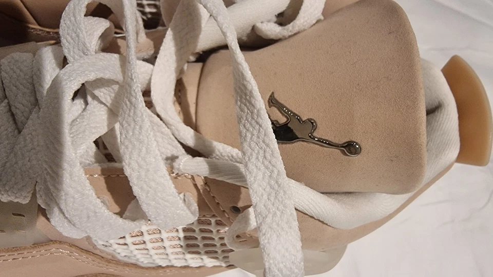 Nike Air Jordan 4 Retro Shimmer W - UK 4(Dj0675 200) - Image 3 of 4