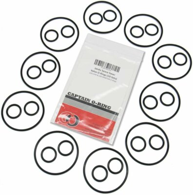 (10 Sets) Valve Cover & Stem O-Rings for Jandy Space Saver Valves (1.5 to 2 )