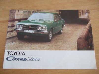 Prospekt Toyota Corona 2000 · 1976