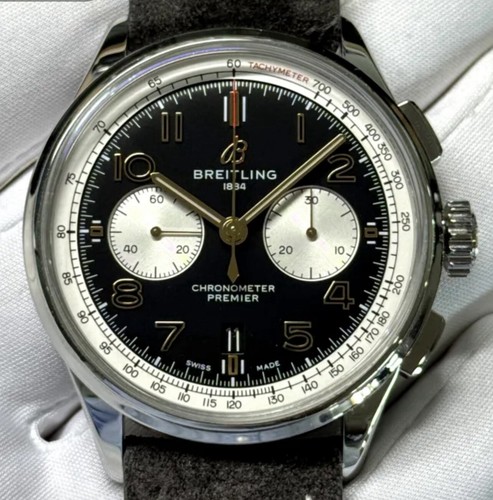 Mint Breitling Premier B01 NORTON 42mm AB0118 Limited Edition No Reserve Auction