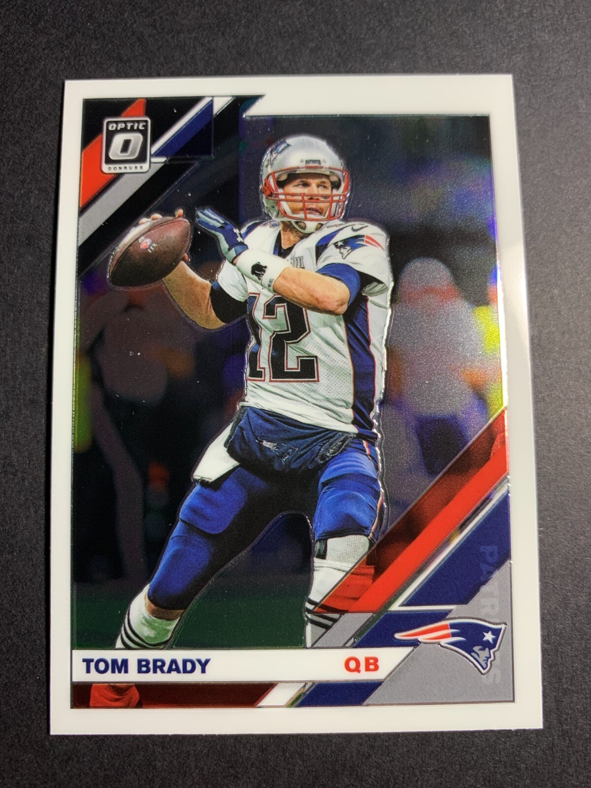 Tom Brady 2019 Donruss Optic #63 New England Patriots Tampa Bay Buccaneers