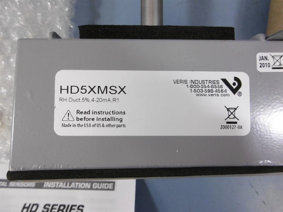 Veris Industries Humidity Sensor Ducting Sensor HD5XMSX - Image 2 of 4