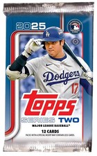 1x 2025 Topps Series 2 Hobby Pack New Factory Sealed - 12 Cards - Roki RC?!