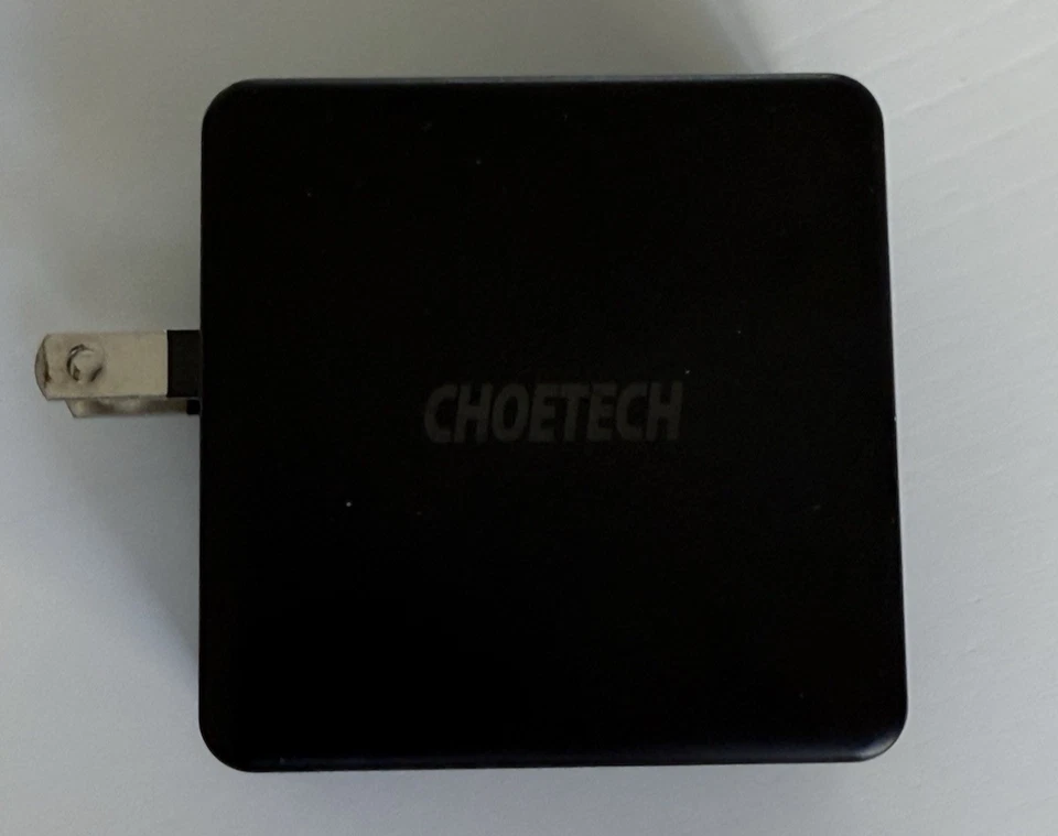 Carregador de parede de viagem CHOETECH 60W USB-C PD MacBook iPhone iPad Samsung Chromebook - Imagem 4 de 4