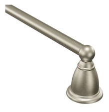 MOEN Brantford Collection 18 in Towel Bar in Brushed Nickel Finish YB2218BN