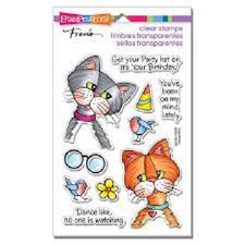 Stampendous Fran's Acrylic Stamps CAT FRIENDS