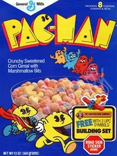 1984 PAC-MAN Cereal Box High Quality Metal Magnet 3 x 4 inches 9613