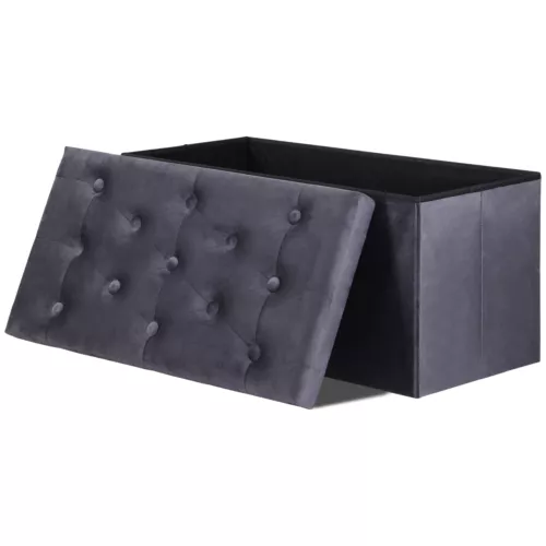 Storage Ottoman Bench Foot Rest Stool for Bedroom Entryway Living Room - Picture 39 of 90