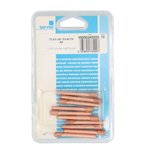 Air Liquide W000345555 C TIP D4.8X50 0,8ST CUAG New NFP Sealed (10pcs) - Picture 7 of 7