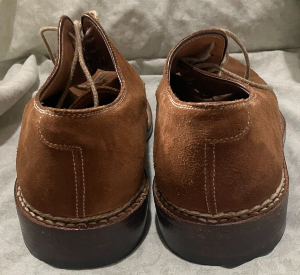 Bettanin & Venturi Mens Shoes, Brown Suede Leather, Norvegese